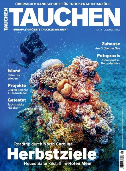 Tauchen – Dezember 2023 Cover