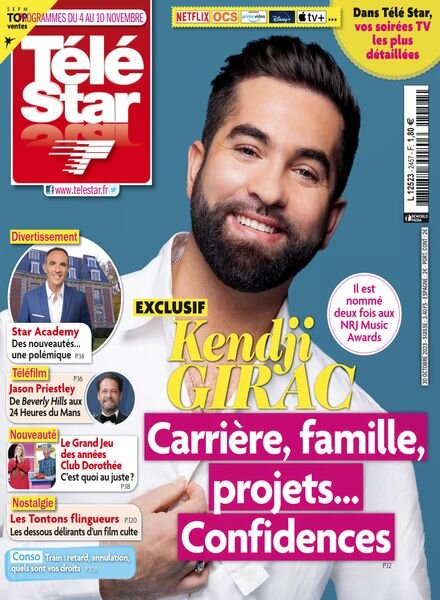 Tele Star – 30 Octobre 2023 Cover