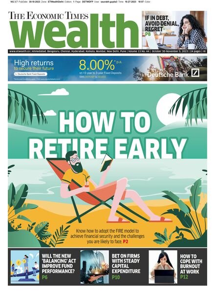 The Economic Times Wealth – November 2 2023 Cover