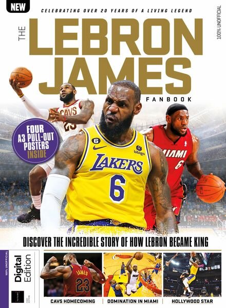The LeBron James Fanbook – October 2023 Cover