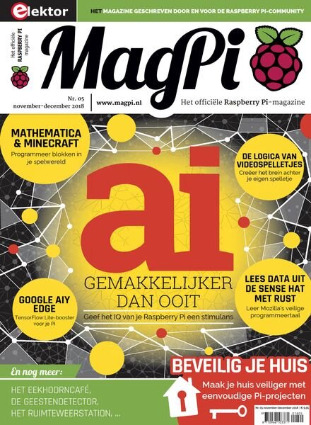 The Magpi Netherlands – December 2018 Cover