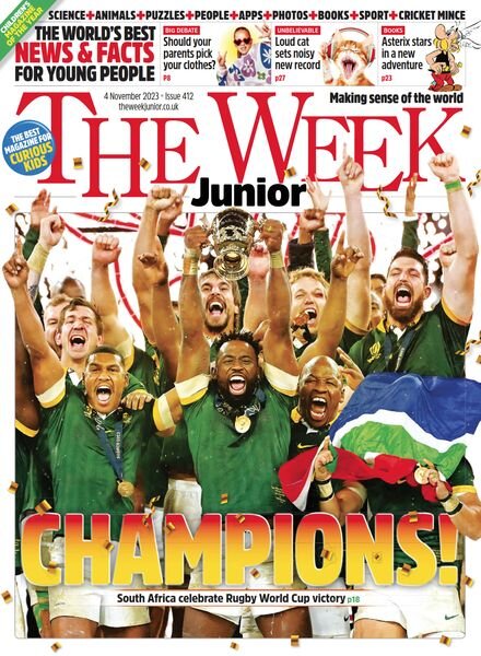 The Week Junior UK – Issue 412 – 3 November 2023 Cover
