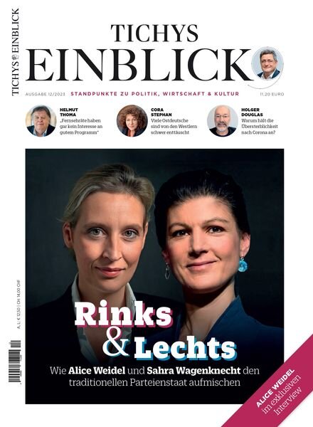 Tichys Einblick – Dezember 2023 Cover