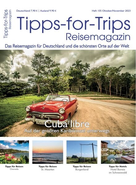 Tipps for Trips – Oktober-November 2023 Cover
