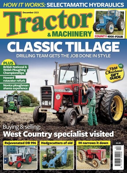 Tractor & Machinery – December 2023 Cover