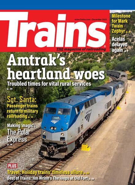 Trains – December 2023 Cover