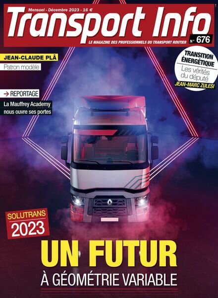 Transport Info – Decembre 2023 Cover