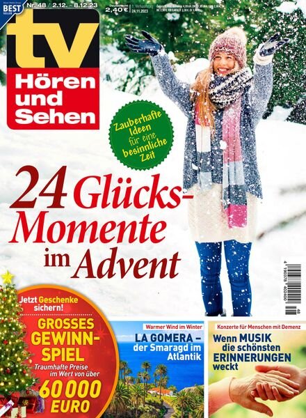 TV Horen und Sehen – 24 November 2023 Cover