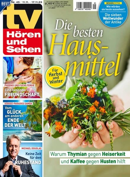 TV Horen und Sehen – November 2023 Cover