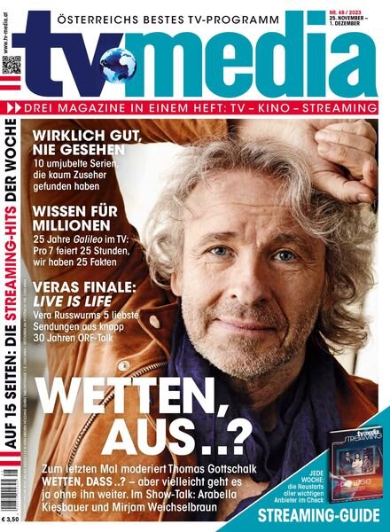 TV-Media – 22 November 2023 Cover