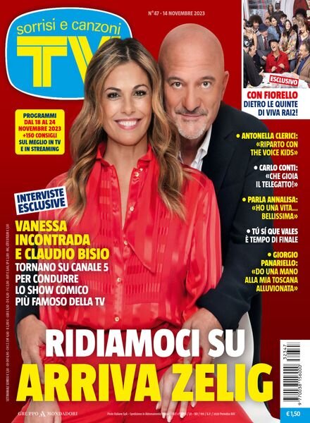 TV Sorrisi e Canzoni – 14 Novembre 2023 Cover