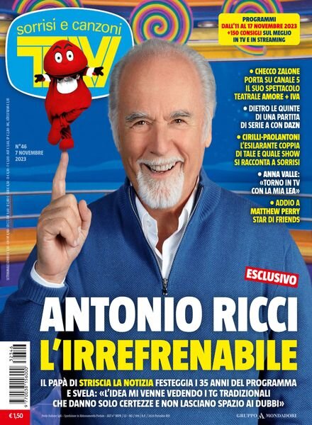 TV Sorrisi e Canzoni – 7 Novembre 2023 Cover