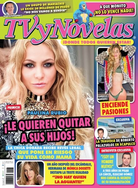 TVyNovelas Mexico – 13 Noviembre 2023 Cover