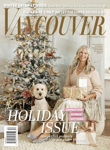 Vancouver Magazine – November 2023 Cover