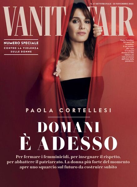 Vanity Fair Italia – 22 Novembre 2023 Cover