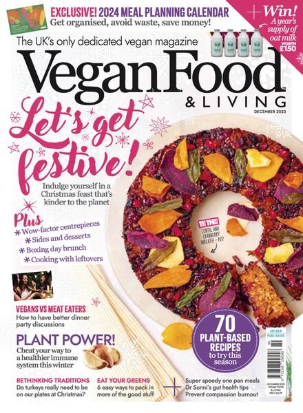 Vegan Food & Living – December 2023 Cover