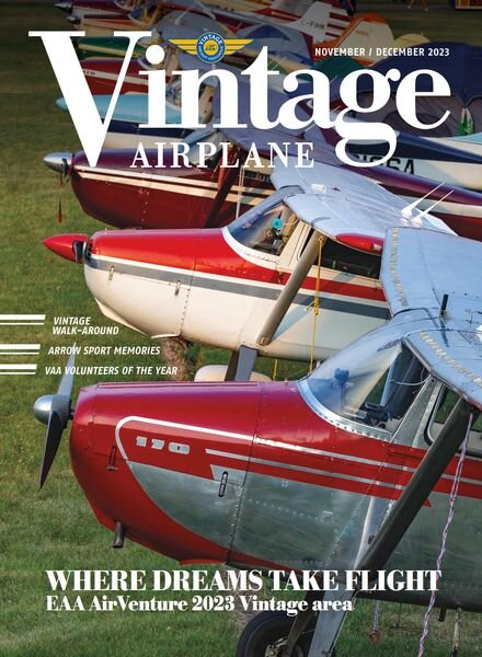 Vintage Airplane – November-December 2023 Cover