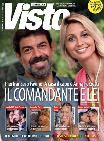 Visto – 16 Novembre 2023 Cover