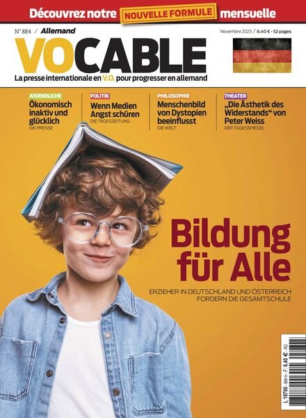 Vocable Allemand – Novembre 2023 Cover