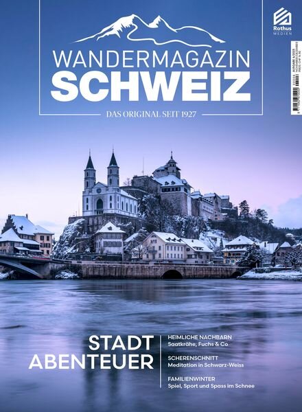 Wandermagazin Schweiz – November-Dezember 2023 Cover