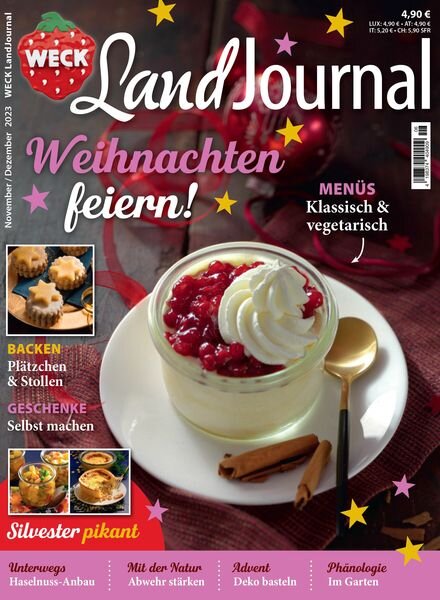 Weck LandJournal – November-Dezember 2023 Cover