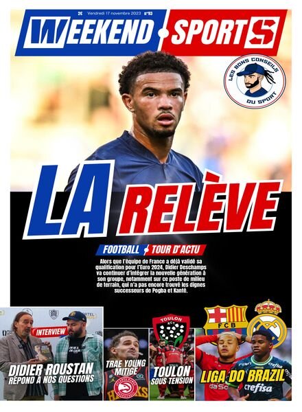 Week-end Sports – 17 Novembre 2023 Cover