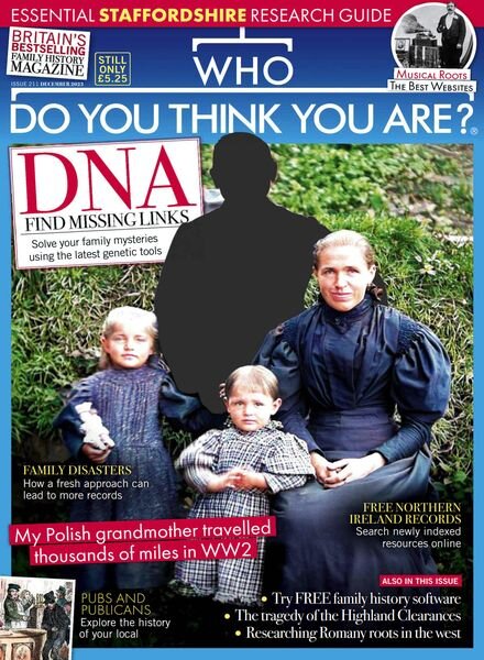Who Do You Think You Are – December 2023 Cover
