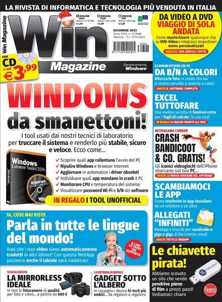 Win Magazine – Dicembre 2023 Cover