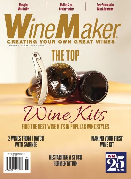 WineMaker – December 2023 – January 2024 Cover