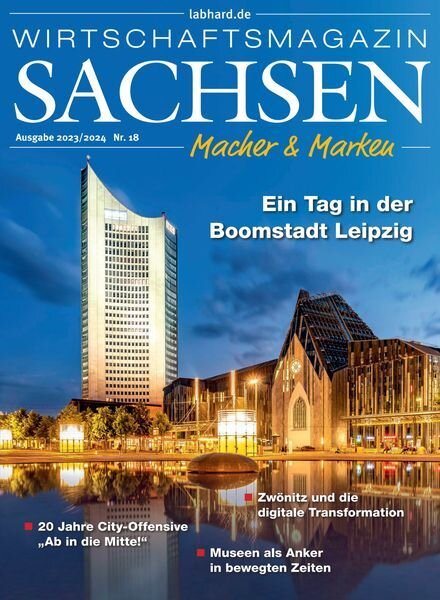 WirtschaftsMagazin Sachsen – Nr 18 2023-2024 Cover