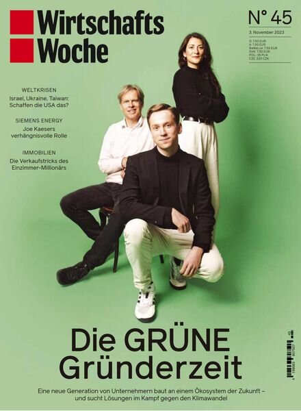 Wirtschaftswoche – 03 November 2023 Cover