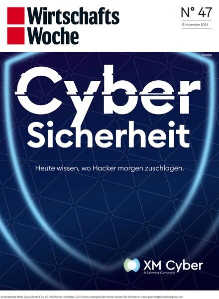 Wirtschaftswoche – 17 November 2023 Cover