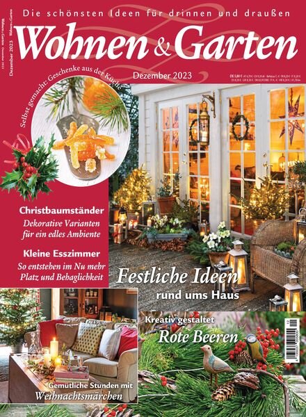 Wohnen & Garten – Dezember 2023 Cover