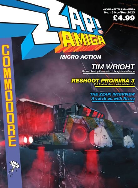 ZZAP! AMIGA – Issue 13 – November-December 2023 Cover
