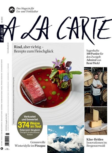 A la Carte Austria – Dezember 2023 Cover