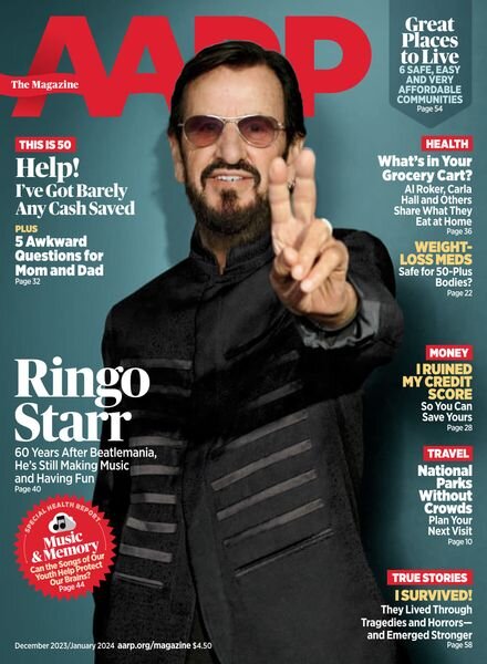AARP The Magazine – December 2023 – January 2024 Cover