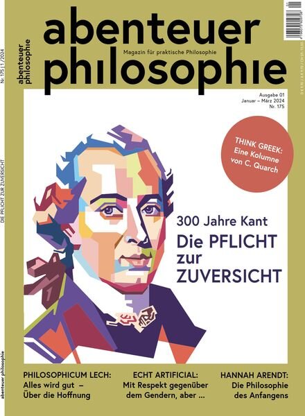 Abenteuer Philosophie – Januar-Marz 2024 Cover
