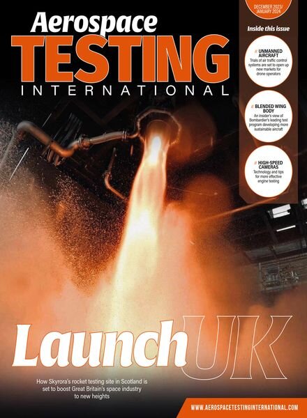 Aerospace Testing International – December 2023-January 2024 Cover