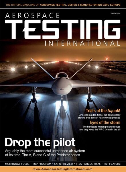 Aerospace Testing International – March 2010 Cover