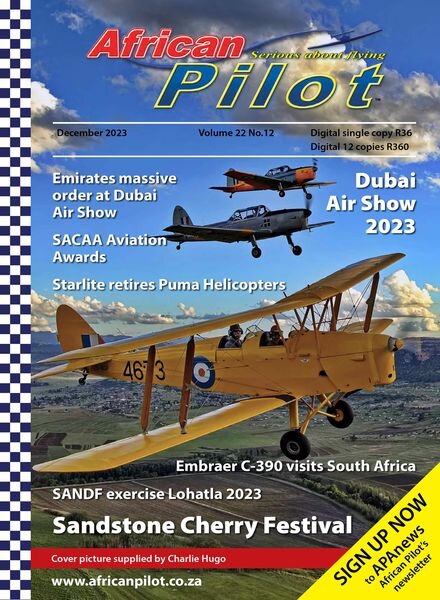 African Pilot Magazine – December 2023 Cover