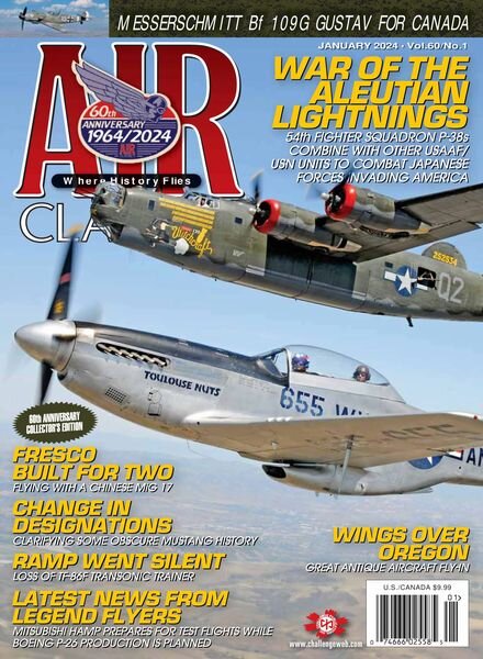 Air Classics Where History Flies! – January 2024 Cover