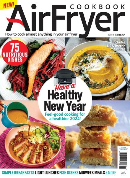 Air Fryer Cookbook – January-February 2024 Cover