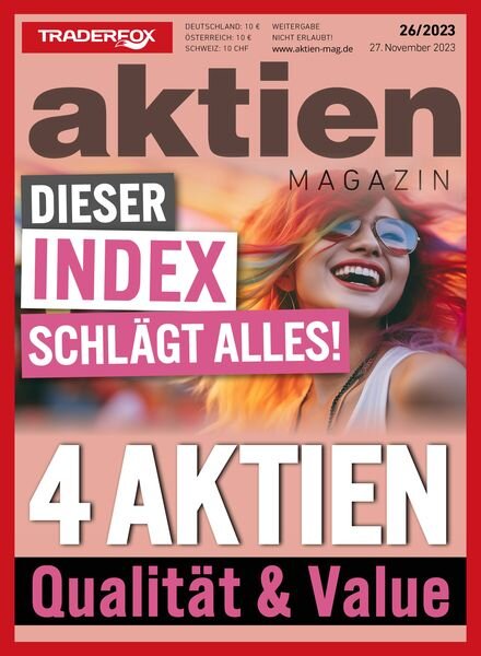 Aktien Magazin – 28 November 2023 Cover