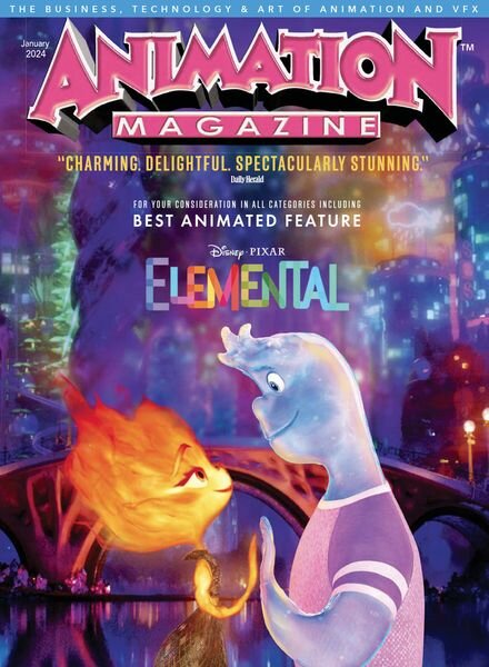 Animation Magazine – January 2024 Cover
