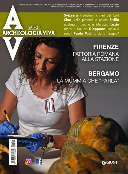 Archeologia Viva – Gennaio-Febbraio 2024 Cover