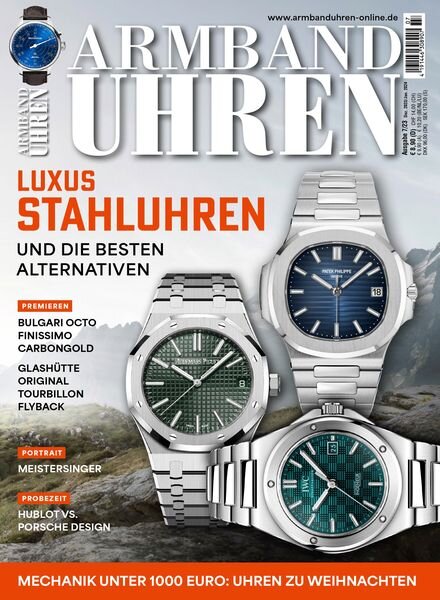 Armbanduhren – Dezember 2023 – Januar 2024 Cover