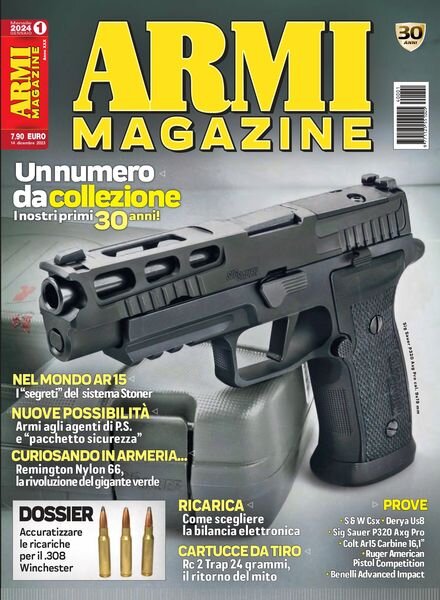 Armi Magazine – Gennaio 2024 Cover