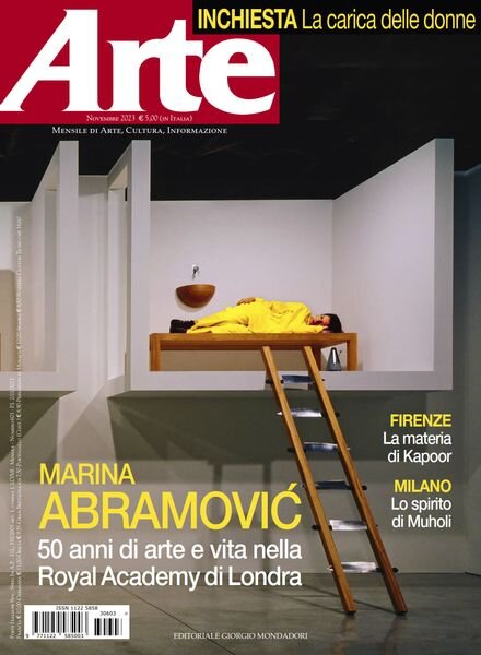 Arte – Novembre 2023 Cover