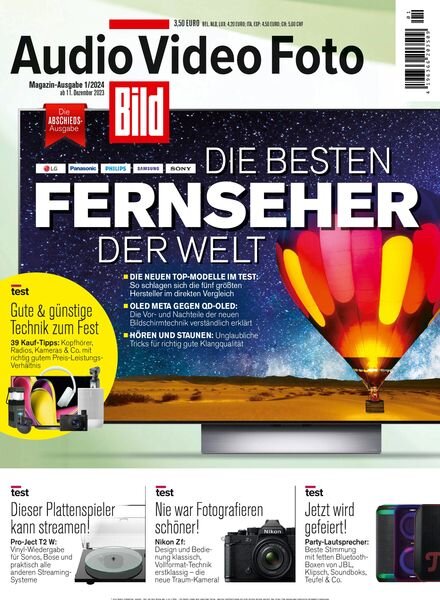 Audio Video Foto Bild – Januar 2024 Cover