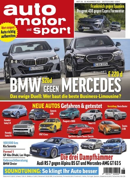 Auto Motor und Sport – 30 November 2023 Cover